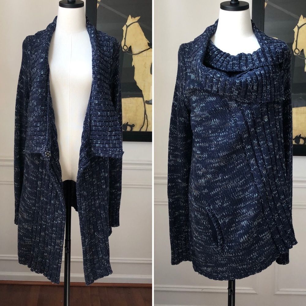 Anthropologie Yellow Bird Cardigan Sweater L